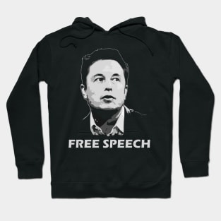 Elon Musk Free Speech Hoodie